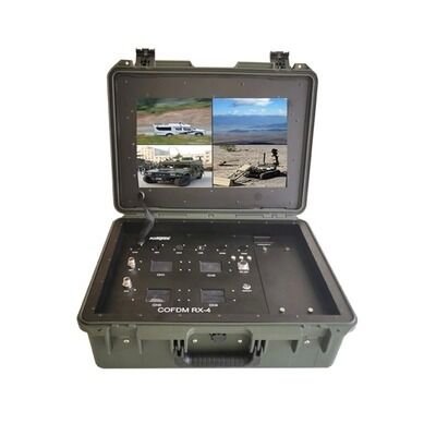 4 Channel COFDM HD Video Transmitter with 17 Monitor 1080P