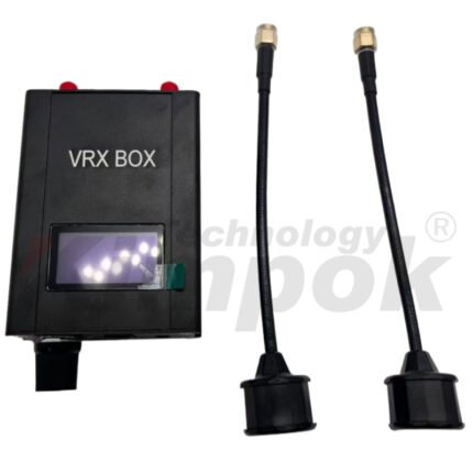Kimpok 7.2GHz FPV Receiver with 64CH Frequency Channels High Sensitivity and Wide 6.1-7.2GHz Range VRX Module